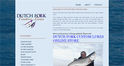 Desktop Screenshot of dutchforkcustomlures.com