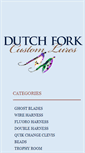 Mobile Screenshot of dutchforkcustomlures.com